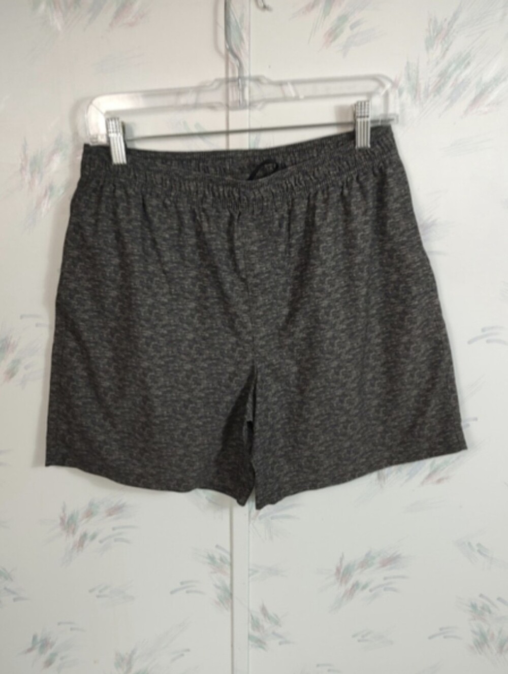 Men's chubbies swim Shorts Grey Black Heathered L